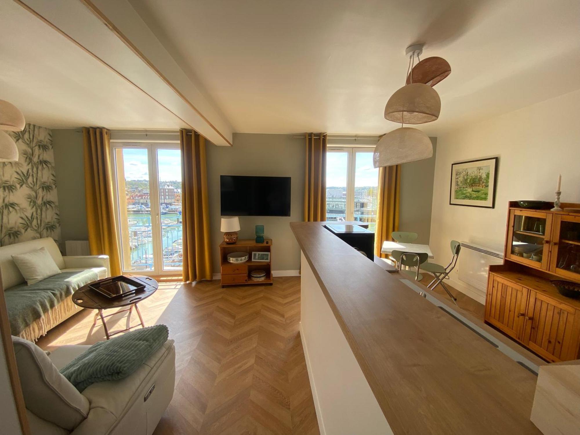 Etablissement 3 Etoiles Avec Ascenseur, 3 Appartements Lumineux Vue Port Avec Balcon, 200M De La Mer, Wifi Fibre, Tous Service Inclus Дьепп Экстерьер фото