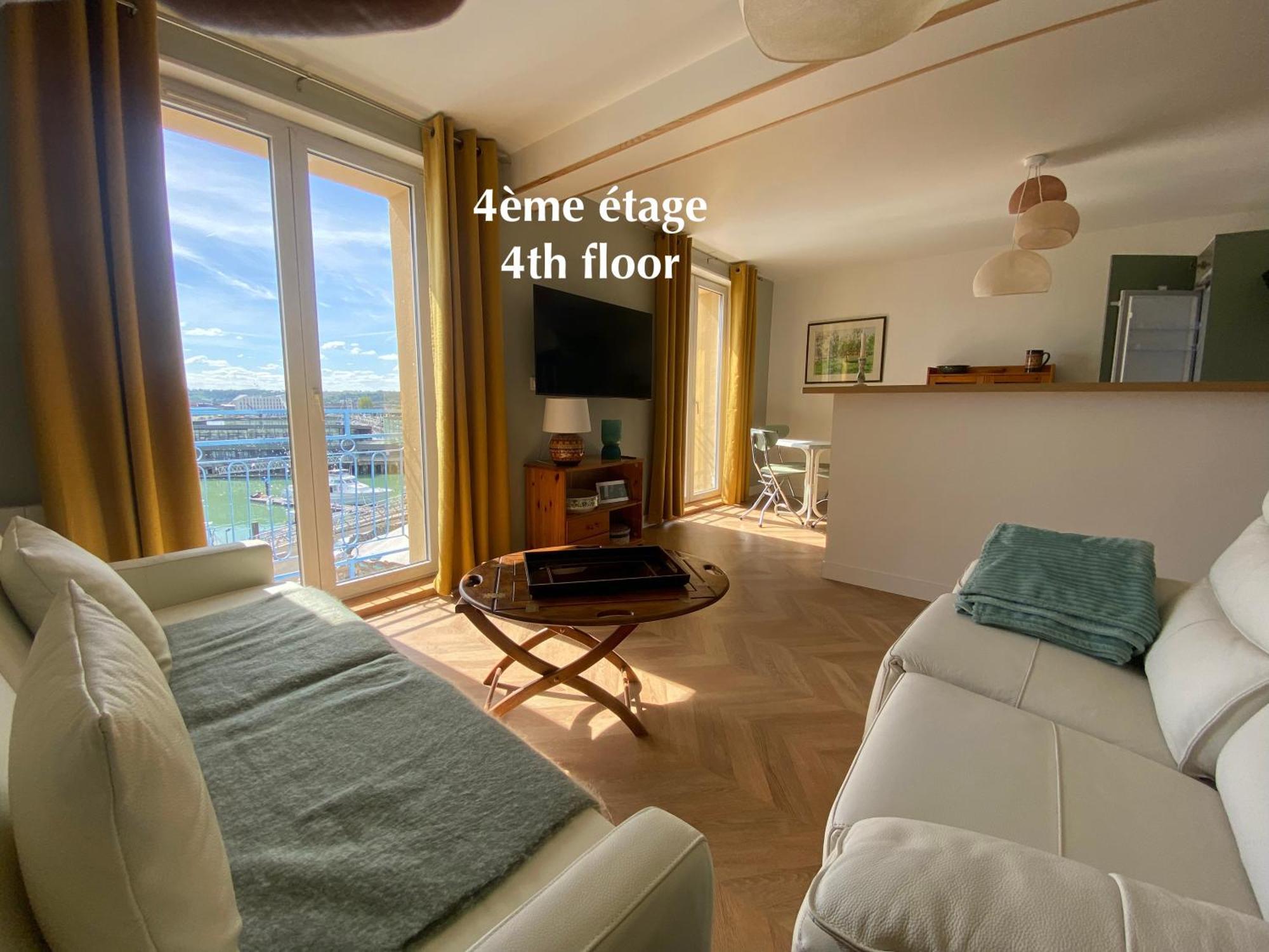 Etablissement 3 Etoiles Avec Ascenseur, 3 Appartements Lumineux Vue Port Avec Balcon, 200M De La Mer, Wifi Fibre, Tous Service Inclus Дьепп Экстерьер фото